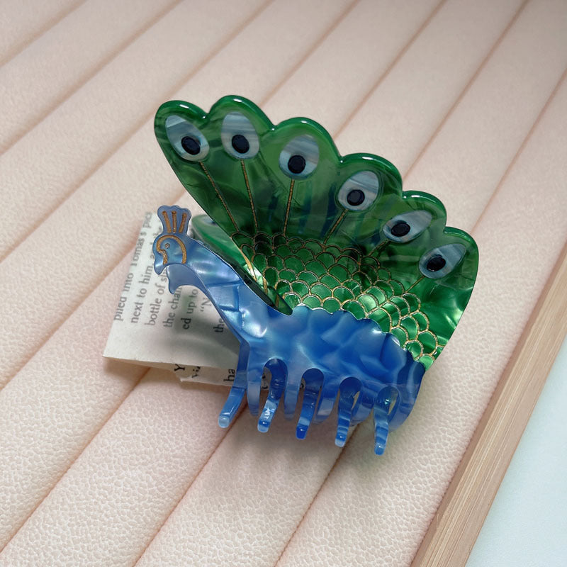 Wholesale Animal Acetate Colorful Bird Hair Clips